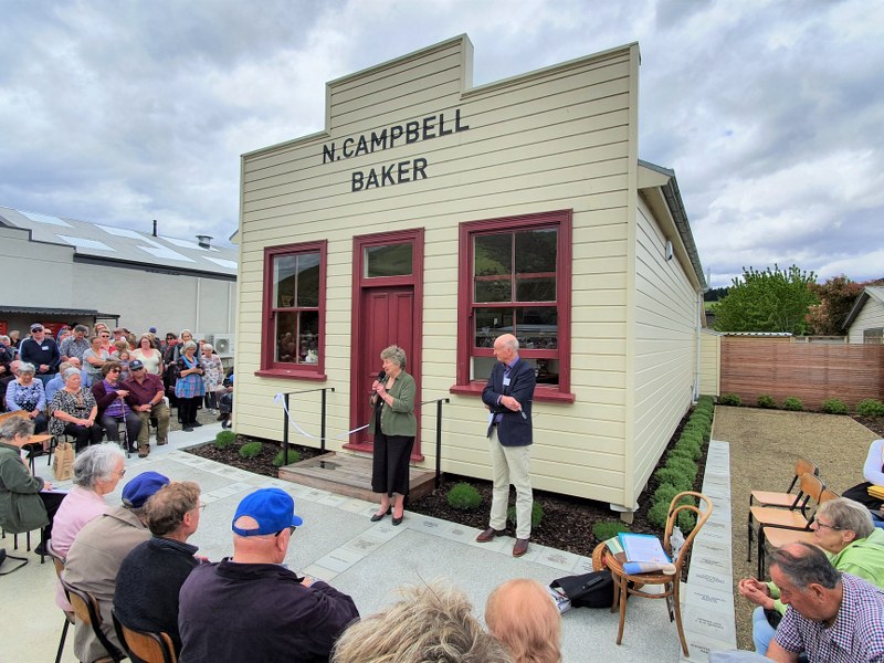 Opening day at the Bakehouse Museum in Millers Flat, Central Otago, New Zealand